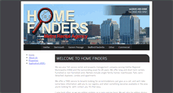 Desktop Screenshot of homefindershfx.com