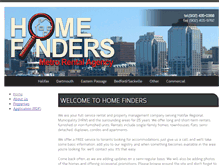 Tablet Screenshot of homefindershfx.com